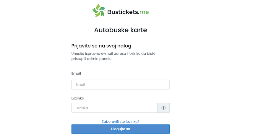 Zea Stim R&D - Izrada softvera - Bus tickets platform