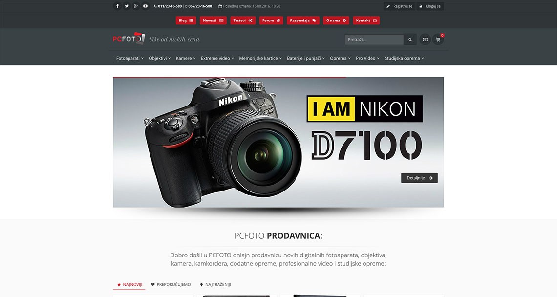 Zea Stim R&D - Izrada web sajta - PCFOTO