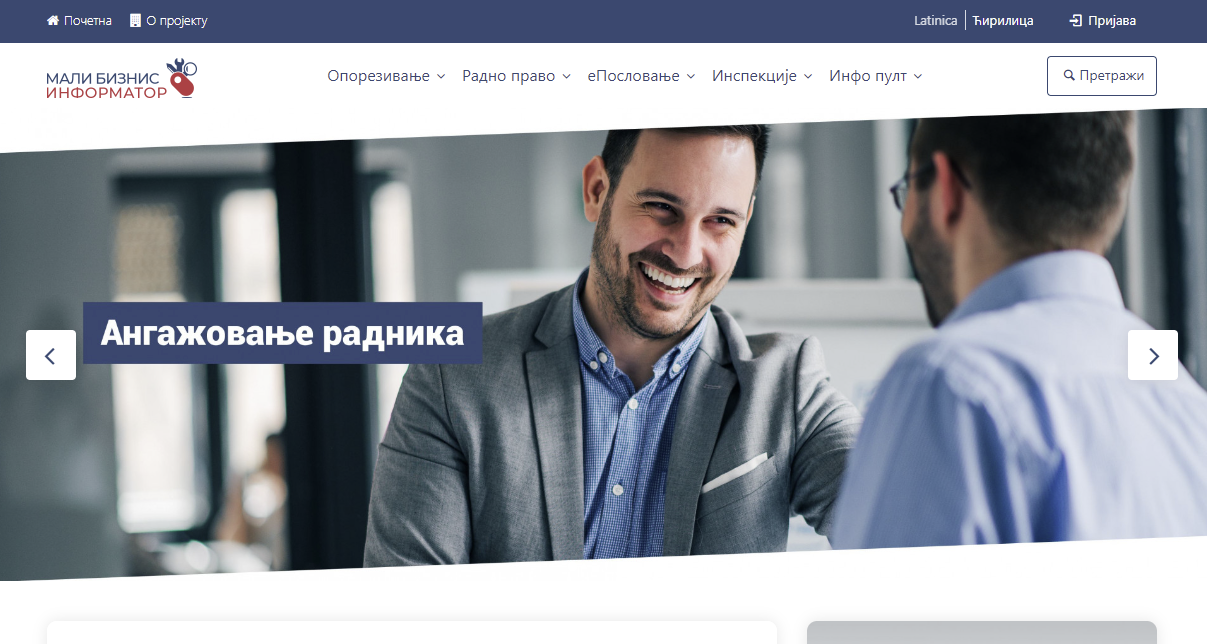 Zea Stim R&D - Izrada web sajta - Mali biznis informator