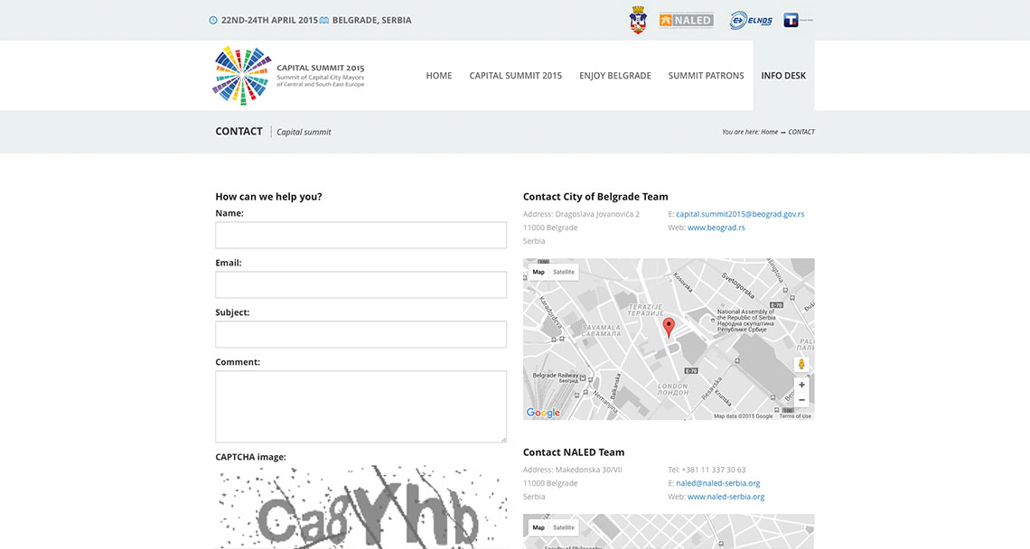 Zea Stim R&D - Izrada web sajta - Capital Summit 2015