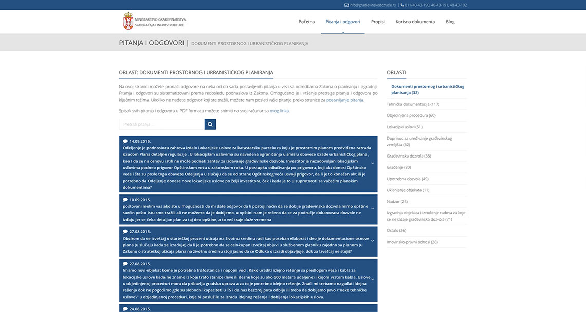 Zea Stim R&D - Izrada web sajta - Građevinske dozvole
